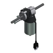 Electric drive with throughgoing spindle 3146