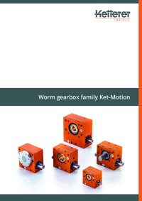 Brochure worm gearbox family Ket-Motion