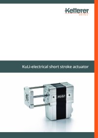 Brochure KuLi - electrical short stroke actuator