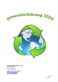 Environmental statement
