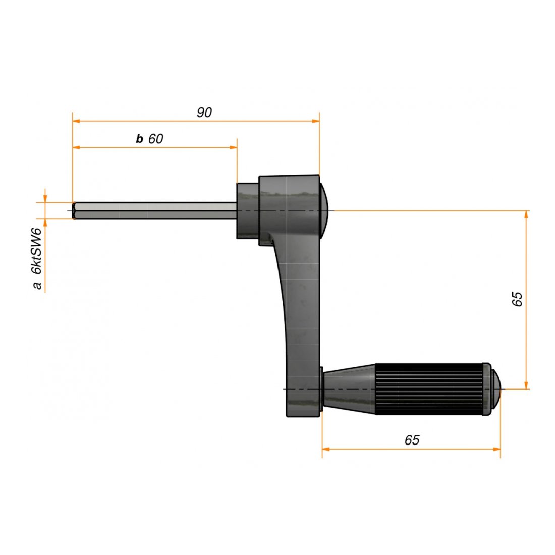 Crank handle 5190 / Ketterer Drives
