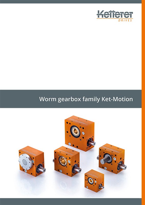 ​Product brochure Worm gearbox family Ket-Motion