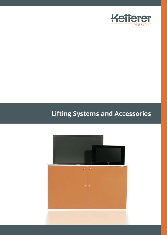Product brochure Lifting System and Height Adjustment