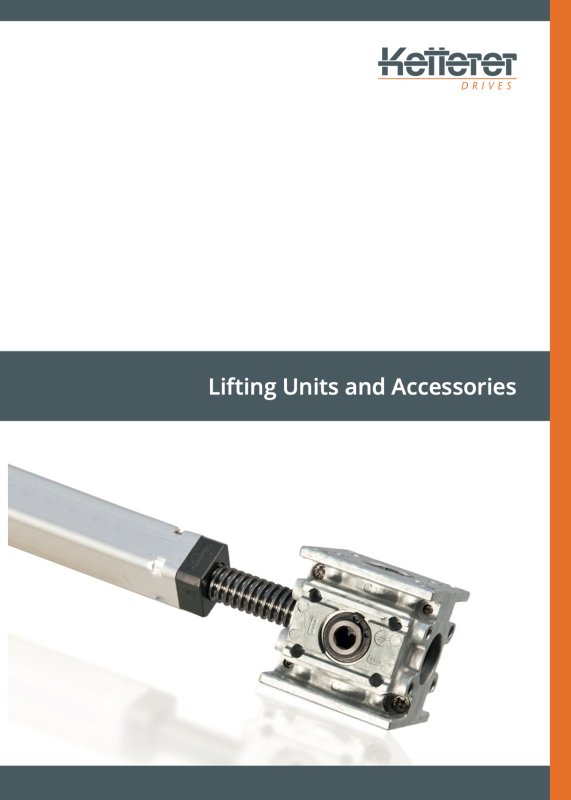 Product brochure Lifting units