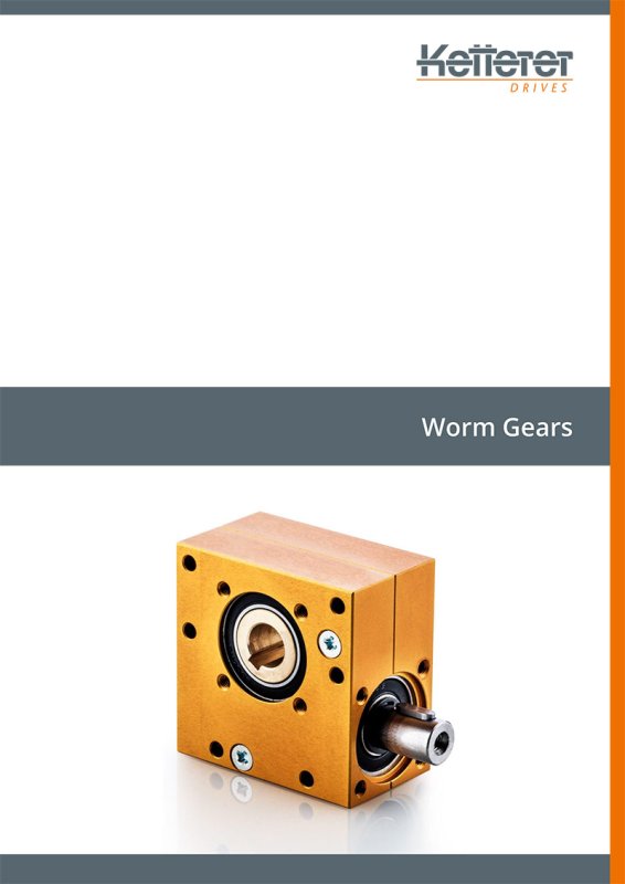 Product brochure Worm Gears